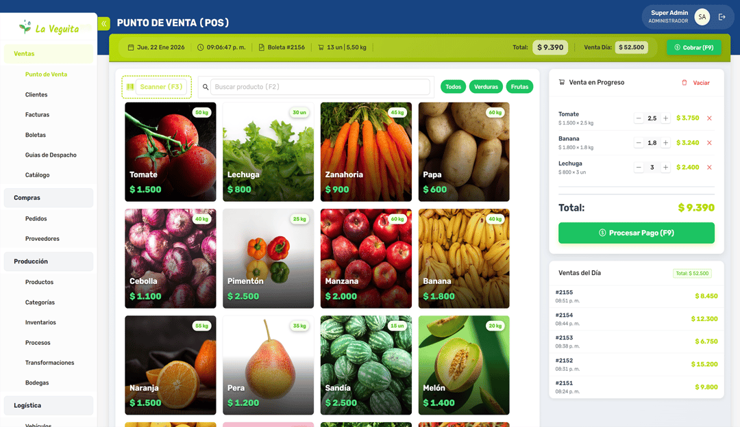 La Veguita - E-commerce de verduleria