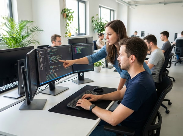 Diagramas técnicos y flujo de trabajo de ingeniería de software
