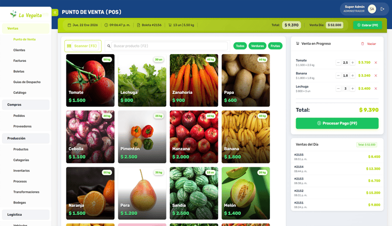 La Veguita - E-commerce de verduleria